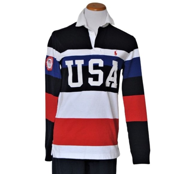 Polo Ralph Lauren Rugby Shirt Pony USA Olympic Team